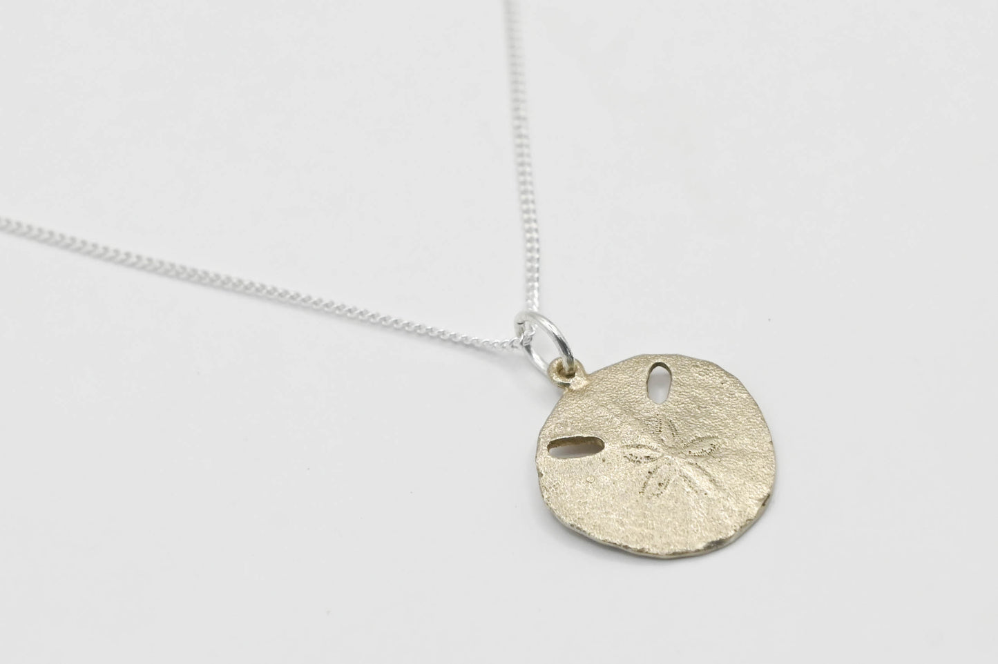 Small Pansy shell pendant