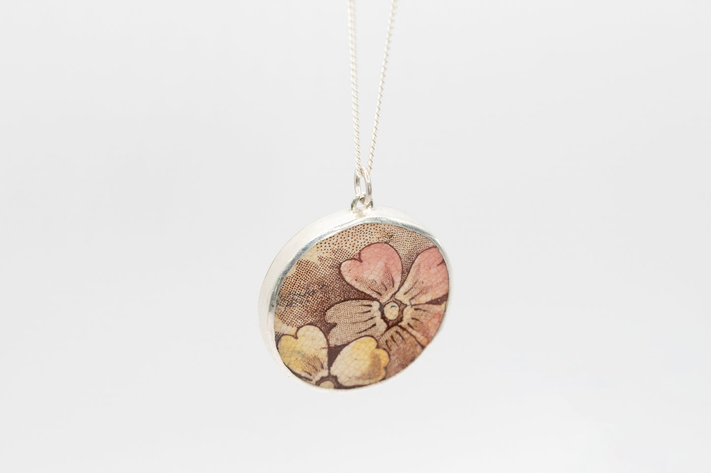 Broken China plate pendant