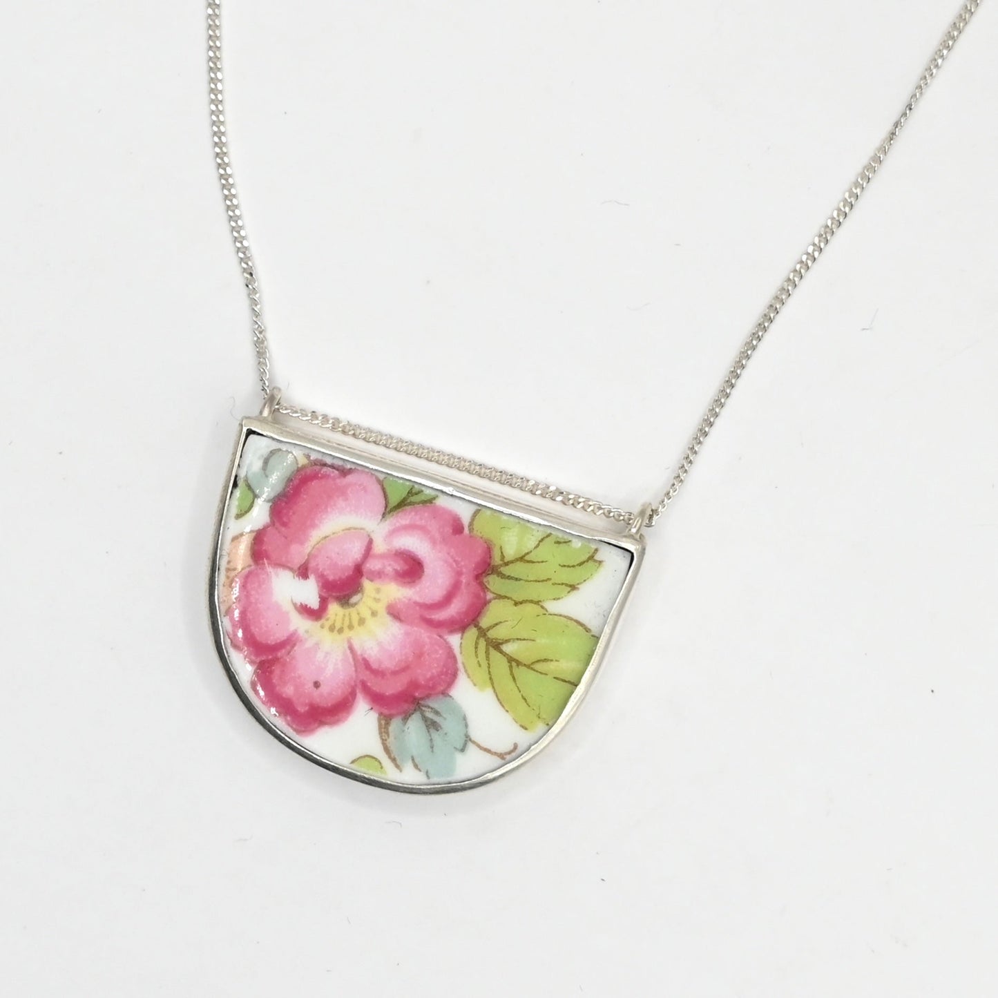 Vintage floral China pendant
