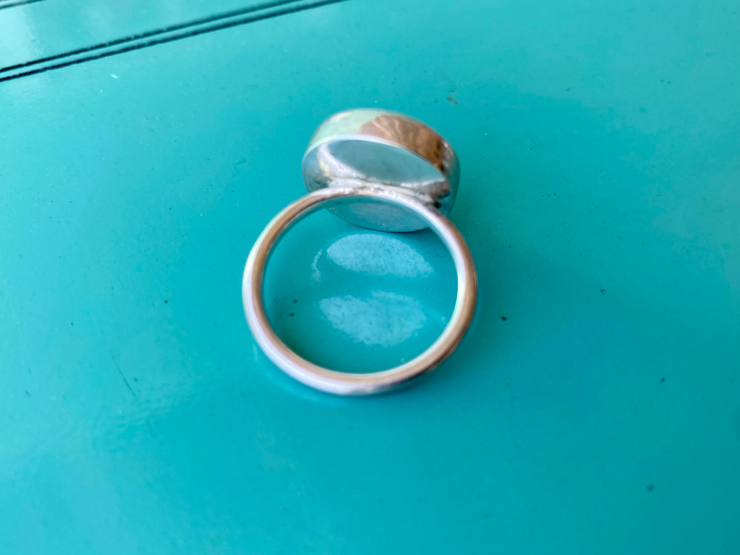 Blue & White ceramic ring