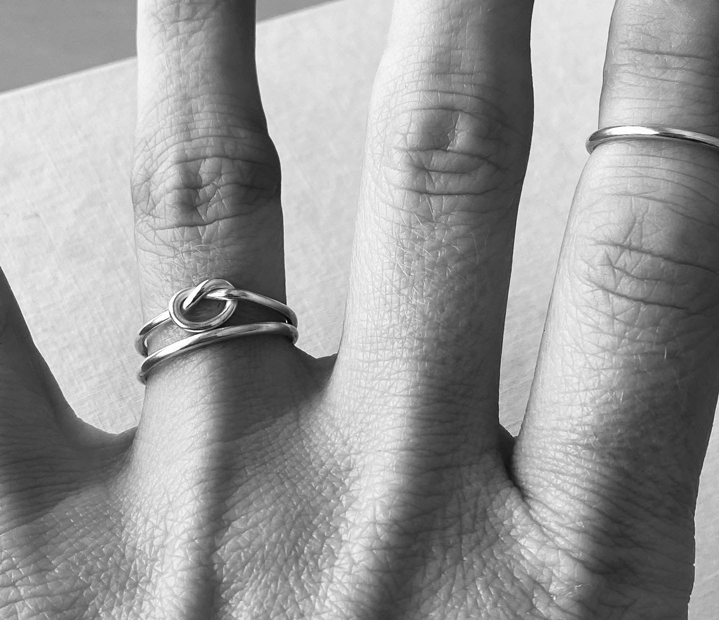 Sterling silver Knot Ring