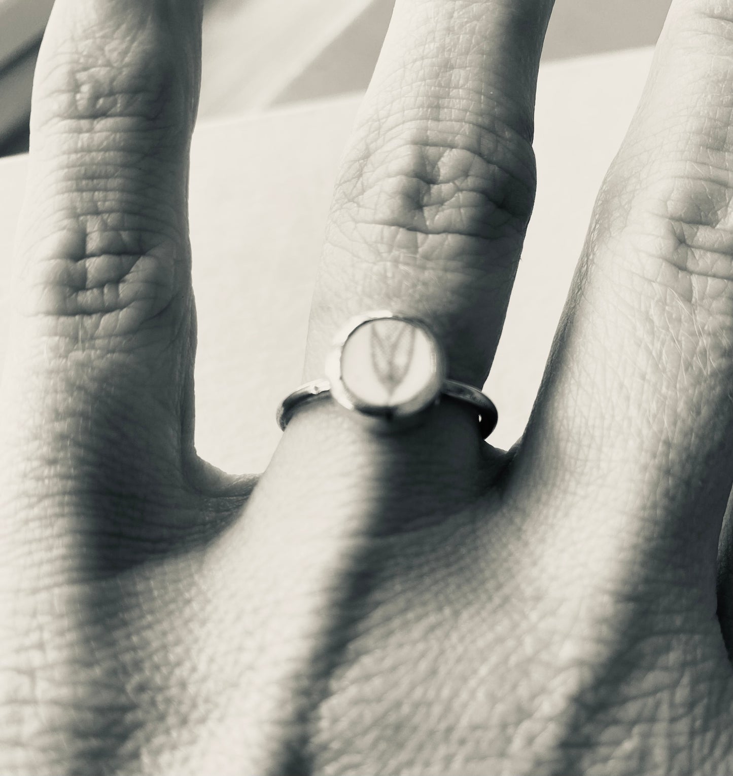 Small ceramic grey ring