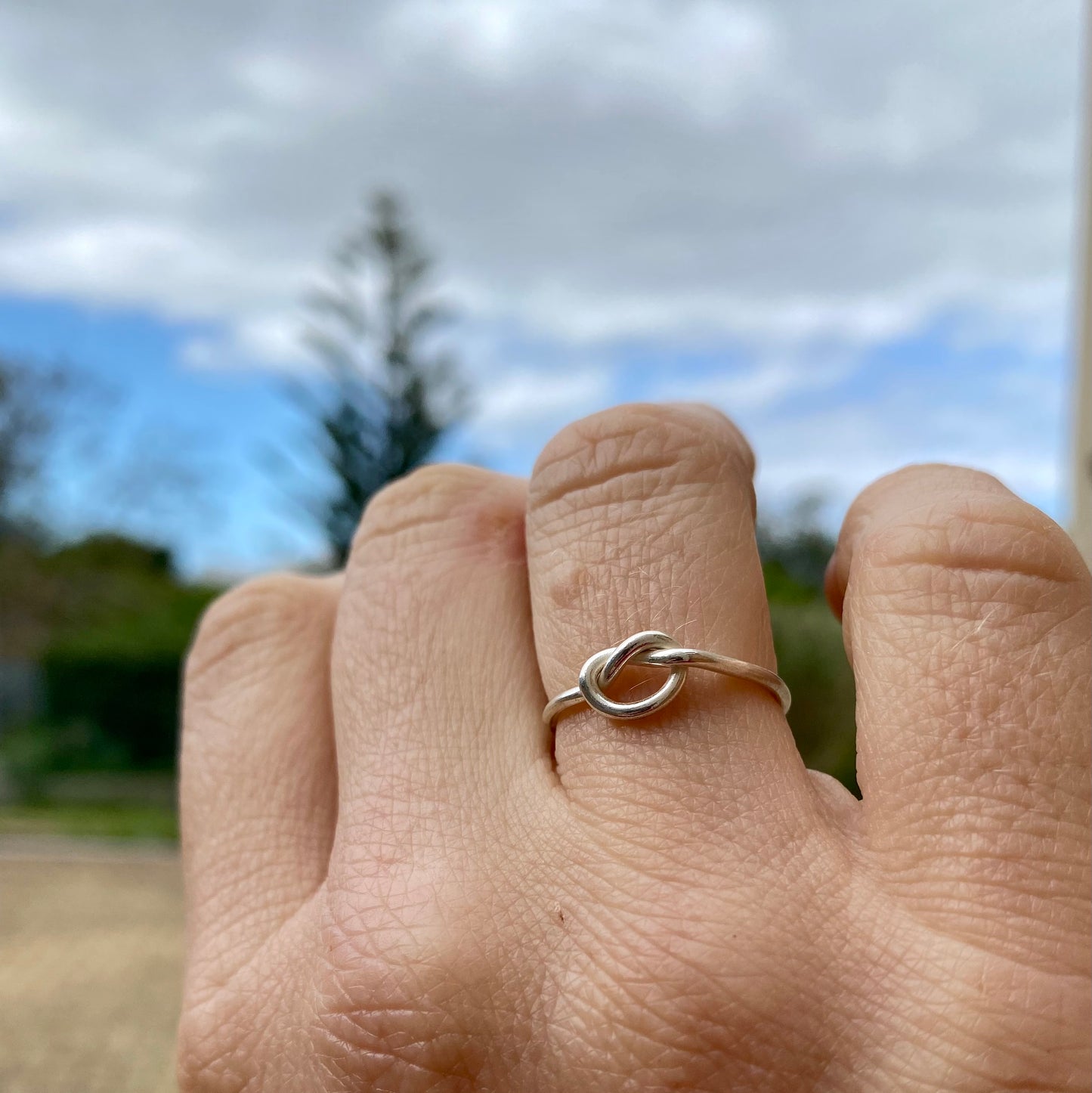 Sterling silver Knot Ring