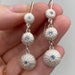 Sea Urchin Trio Drop Earrings