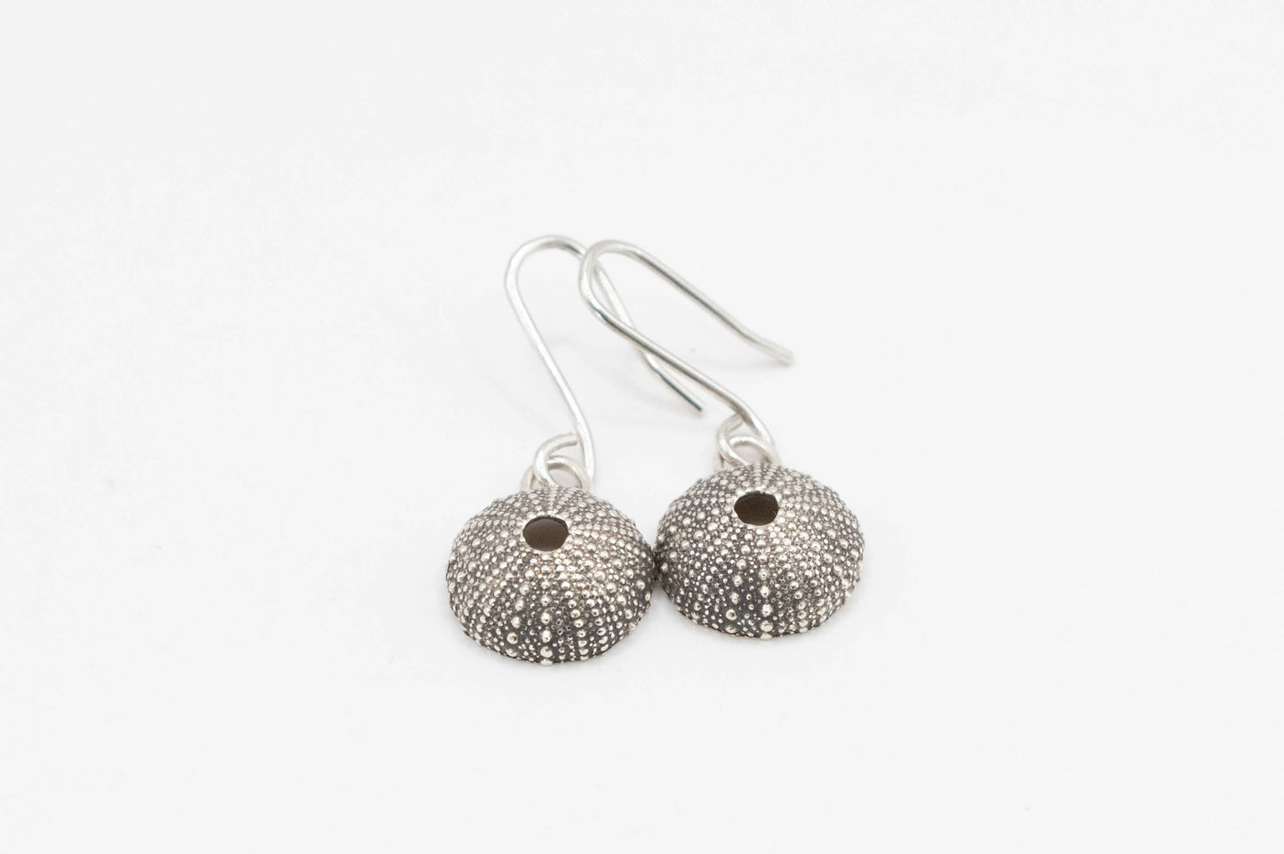 Sea urchin hook earrings