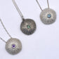 Extra Large Sea urchin with gem stone setting