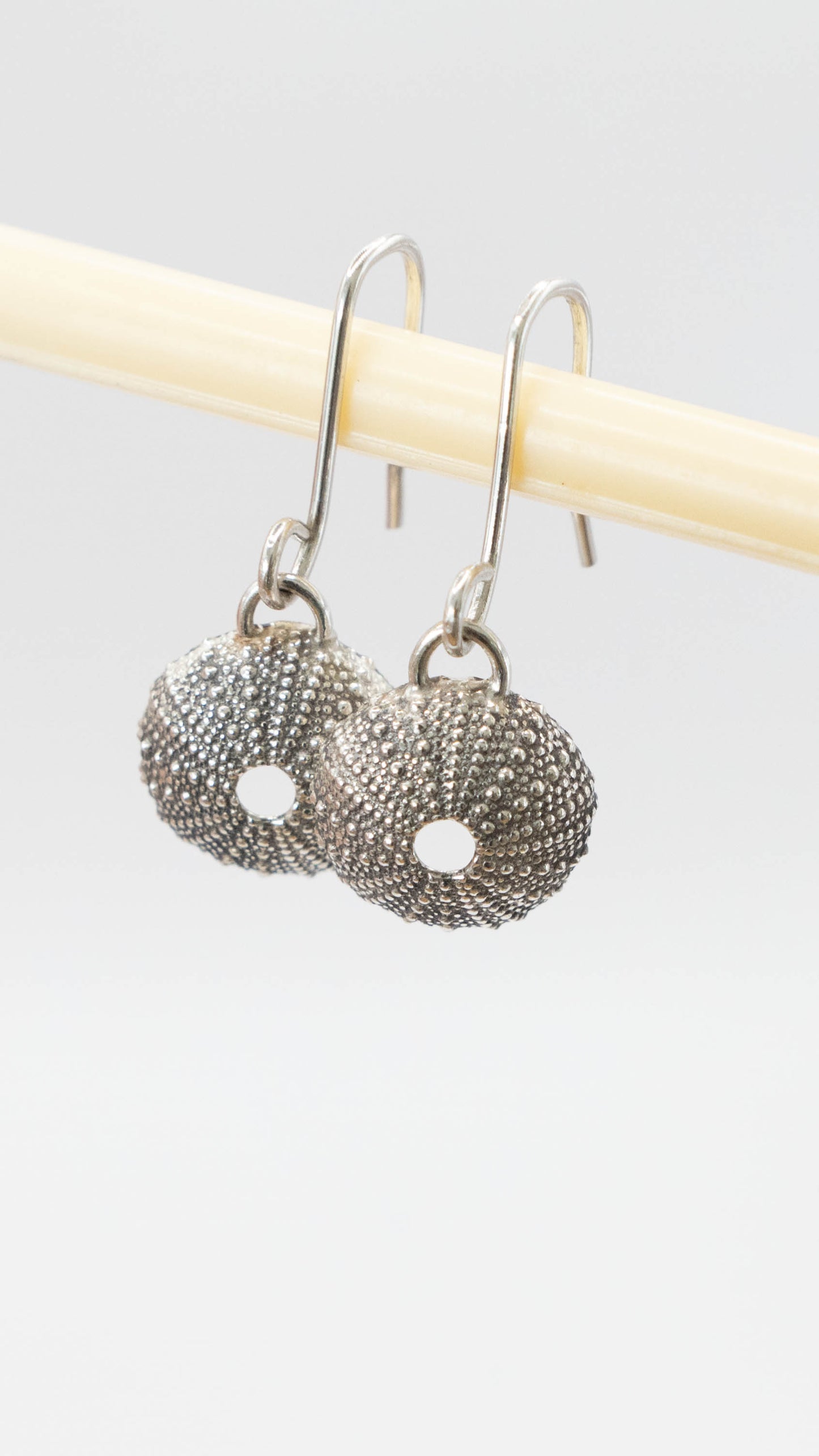 Sea urchin hook earrings