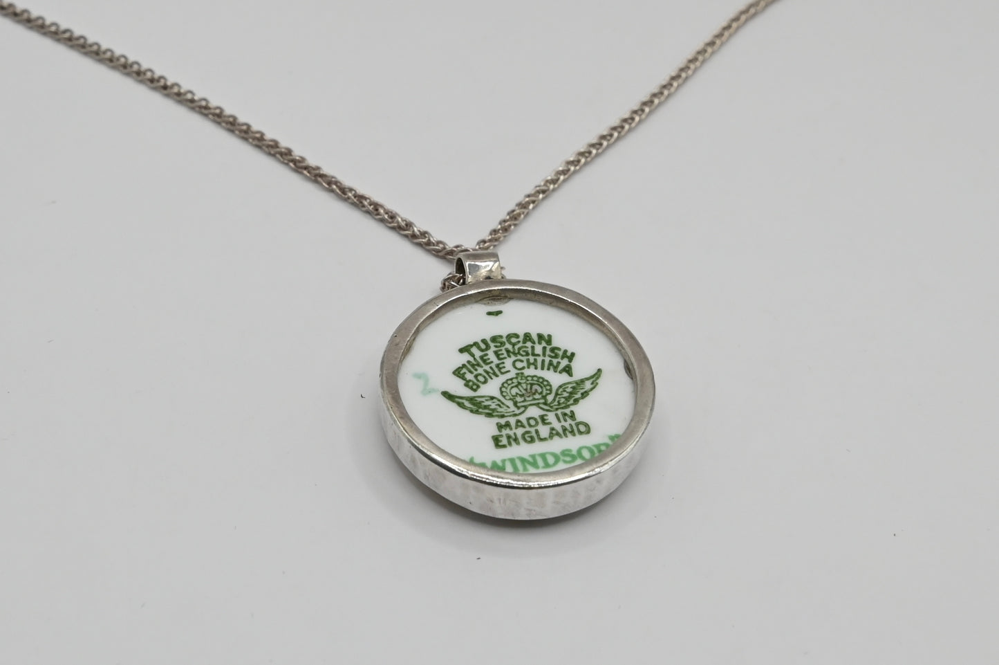 Once upon a tea cup pendant