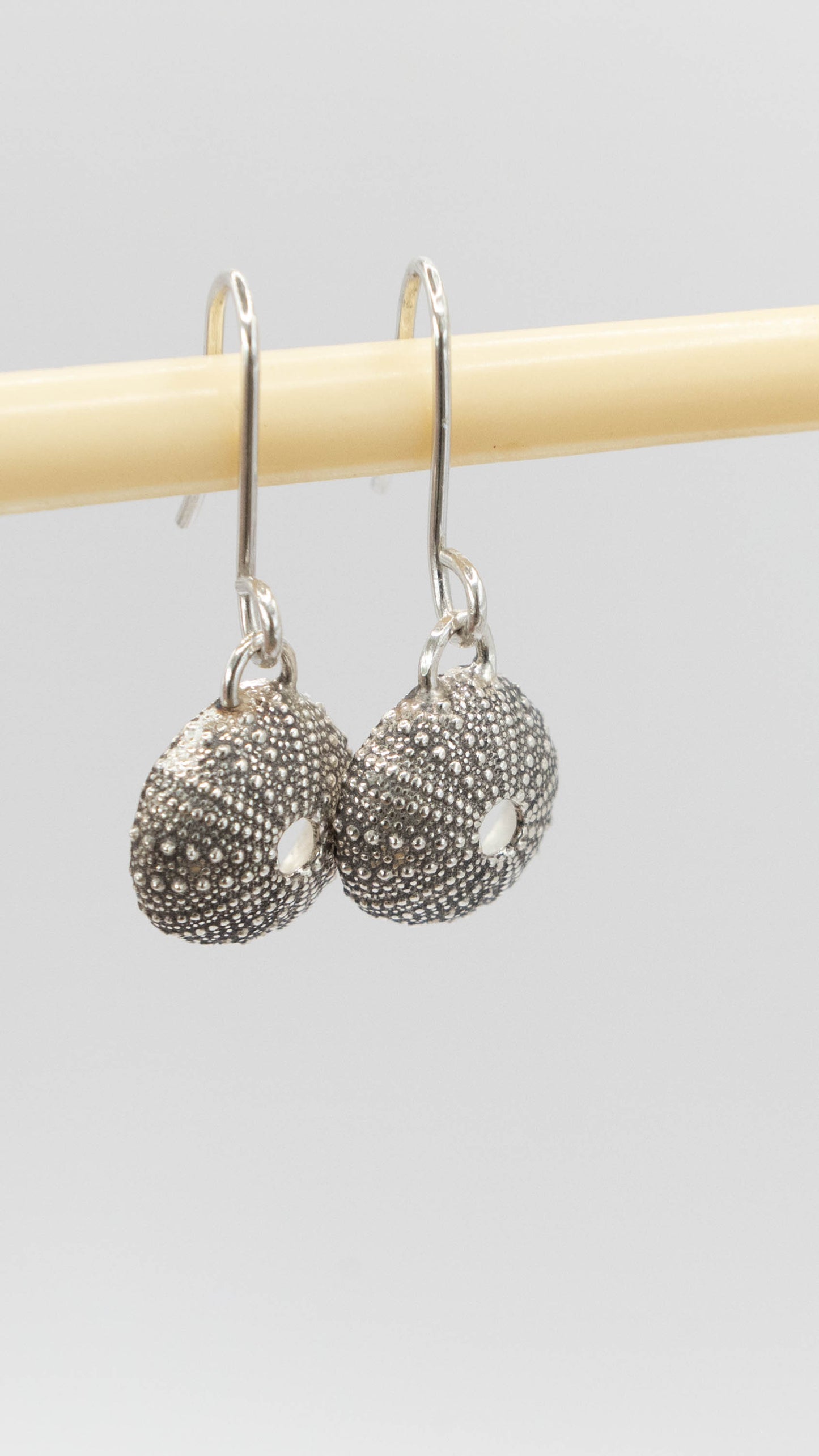 Sea urchin hook earrings