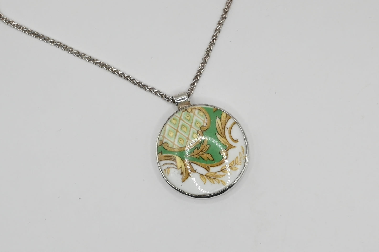Once upon a tea cup pendant