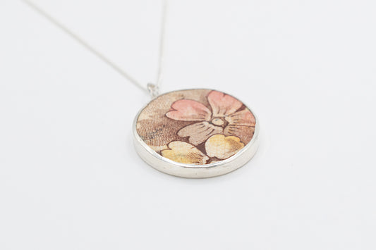 Broken China plate pendant