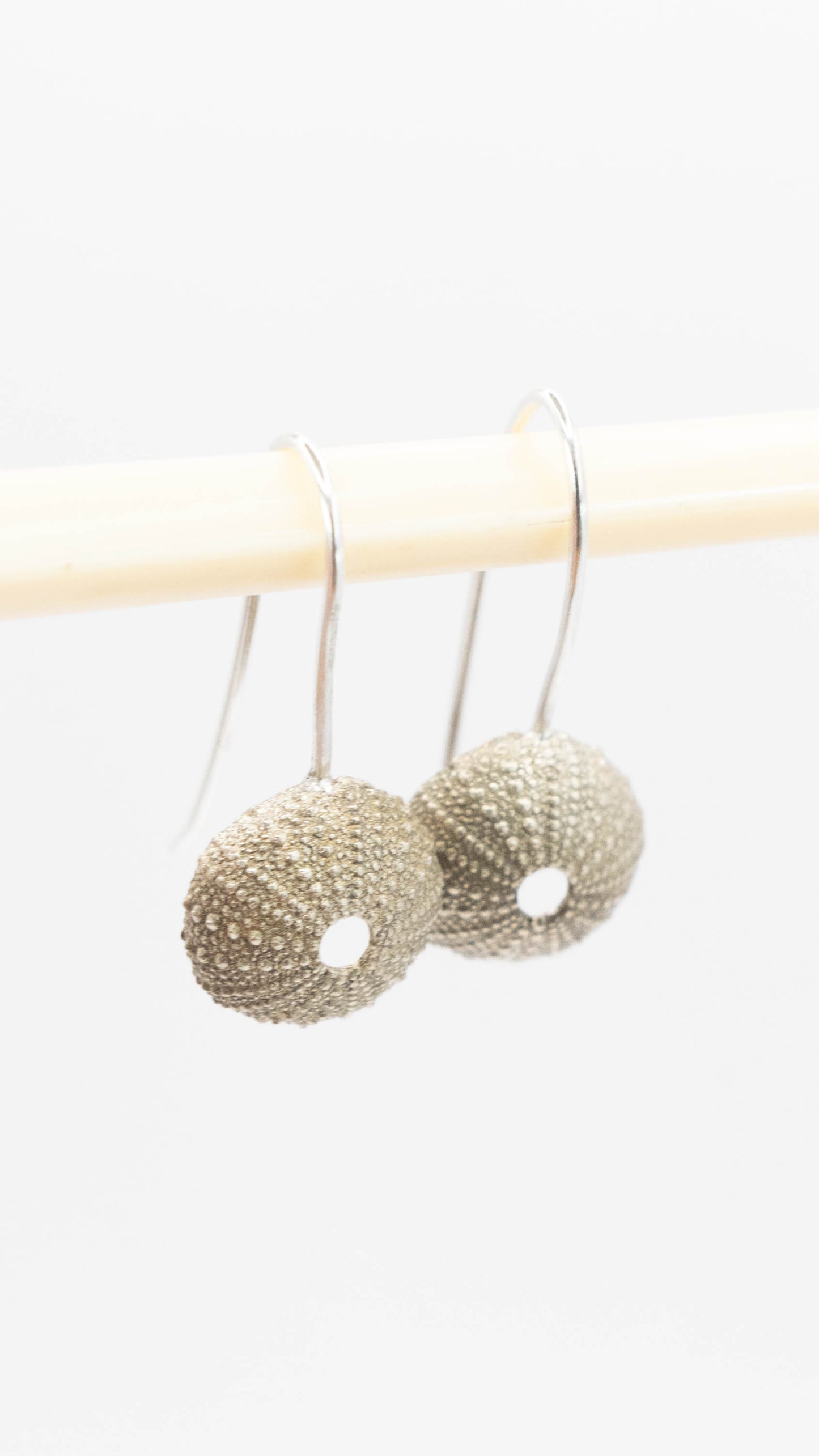 Sea urchin hook earrings