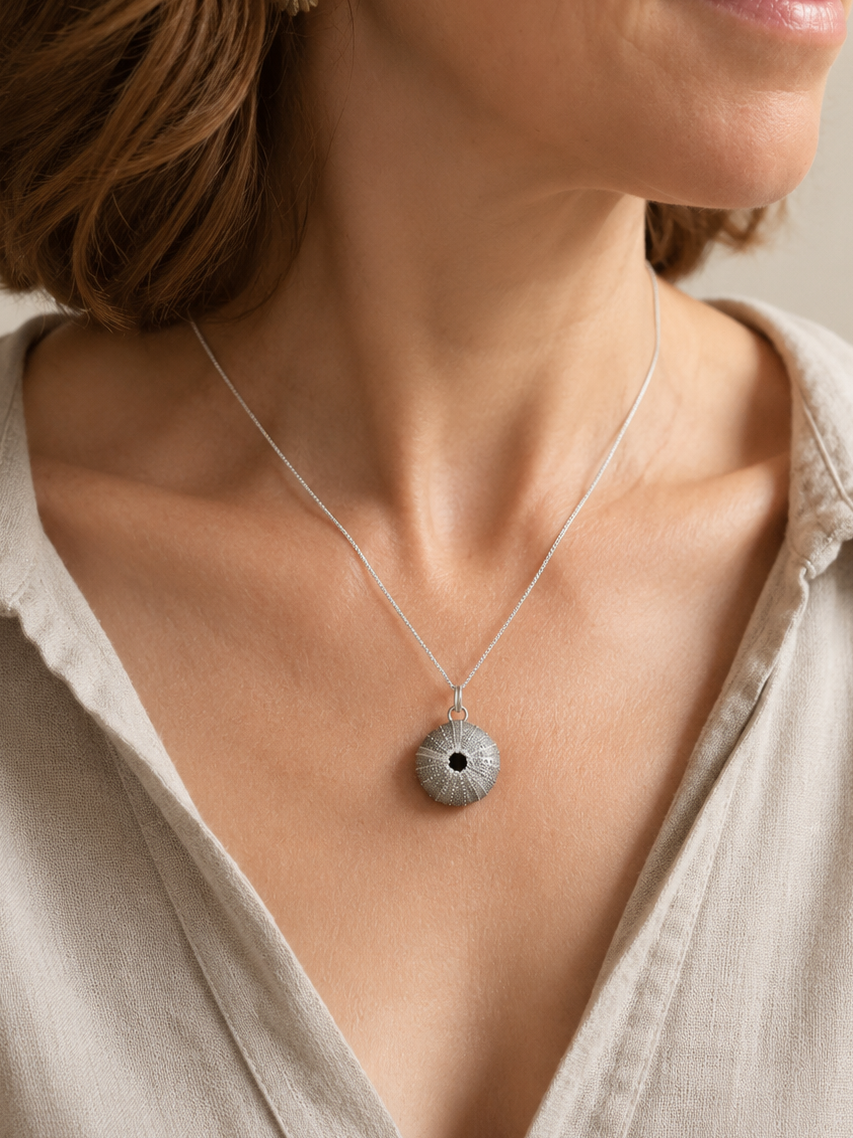 Extra Large Sea Urchin Pendant