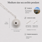 Cape St Francis Sea Urchin Pendant- medium | Natasha Wood Jewellery