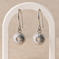Small sea urchin hook earrings