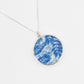One of a Kind — Antique Willow Pattern Ceramic & Sterling Silver Pendant