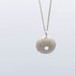 medium Sea Urchin Pendant - handcrafted sterling silver close-up