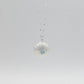 Large Silver sea urchin with a gem stone setting