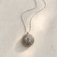 Extra Large Sea Urchin Pendant - close-up comparison of three gemstone variants in sterling silver - Natasha Wood Jewellery