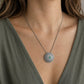 Extra Large Sea Urchin Pendant - three gemstone variants (amethyst, peridot, blue topaz) on satellite chains - sterling silver handmade by Natasha Wood